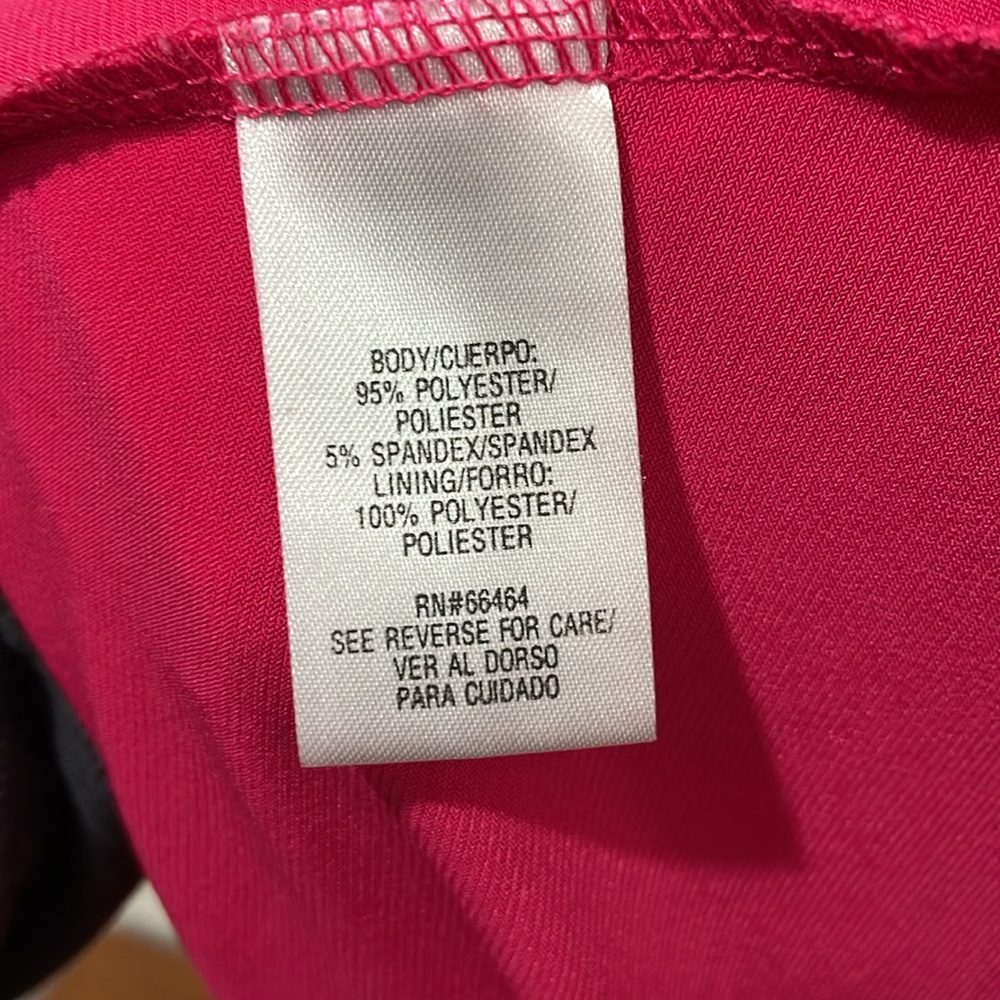 Studio One Hot Pink Ruffle Wrap Dress - Picture 6 of 11